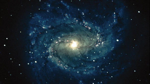 M83 as it appears in visible light.