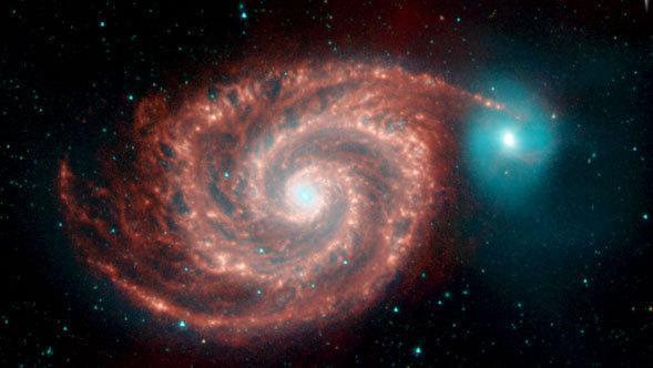 This image of the Whirlpool Galaxy was obtained as part of a Legacy program.