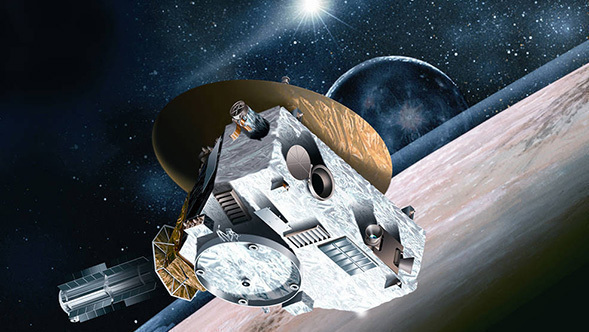 Artist conception of New Horizons Spacecraft