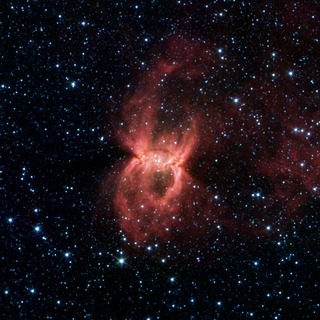 Infrared Black Widow Nebula