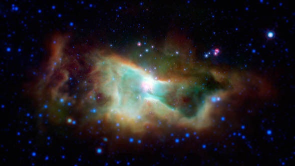 Spitzer ngc 7023 wide