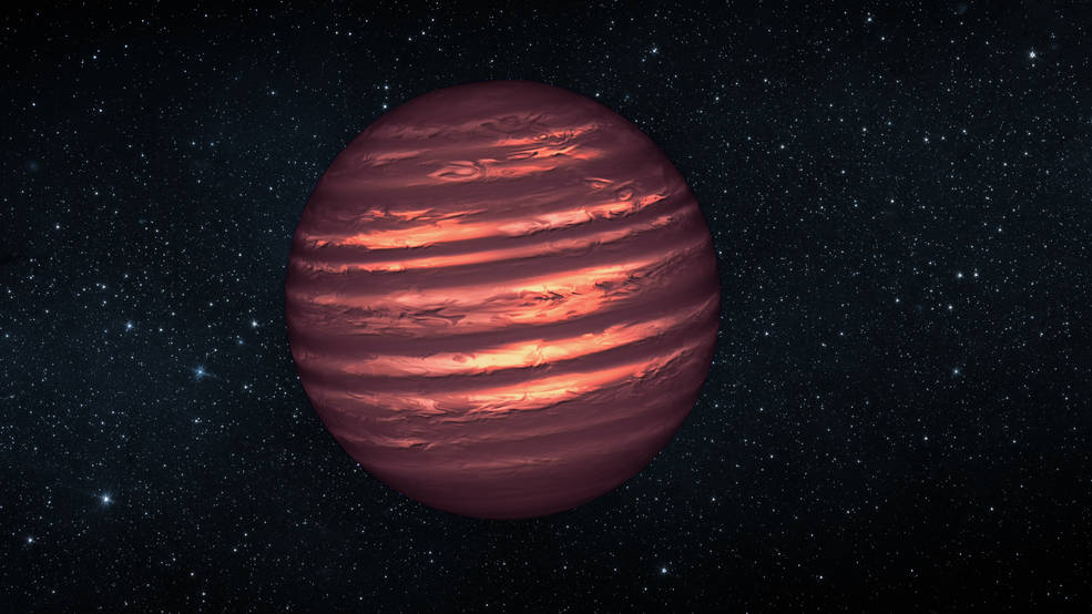 Artist concept brown dwarf