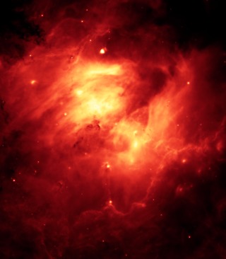 The Eagle Nebula in Infrared