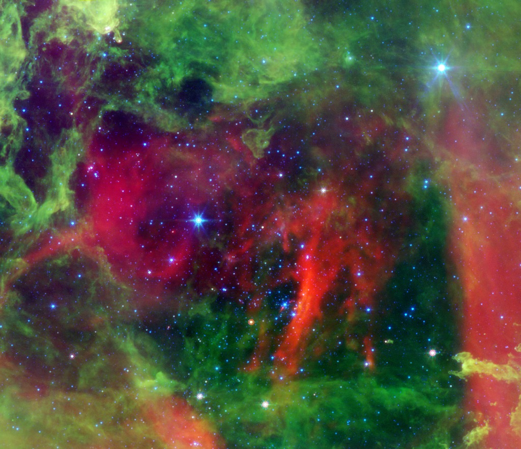 Rosette Nebula Skull  A Human Skullshaped Nebula With A Radius Of 65  Lightyears  Space News