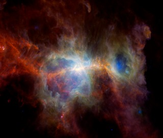 Orion dust herschel spitzer wise