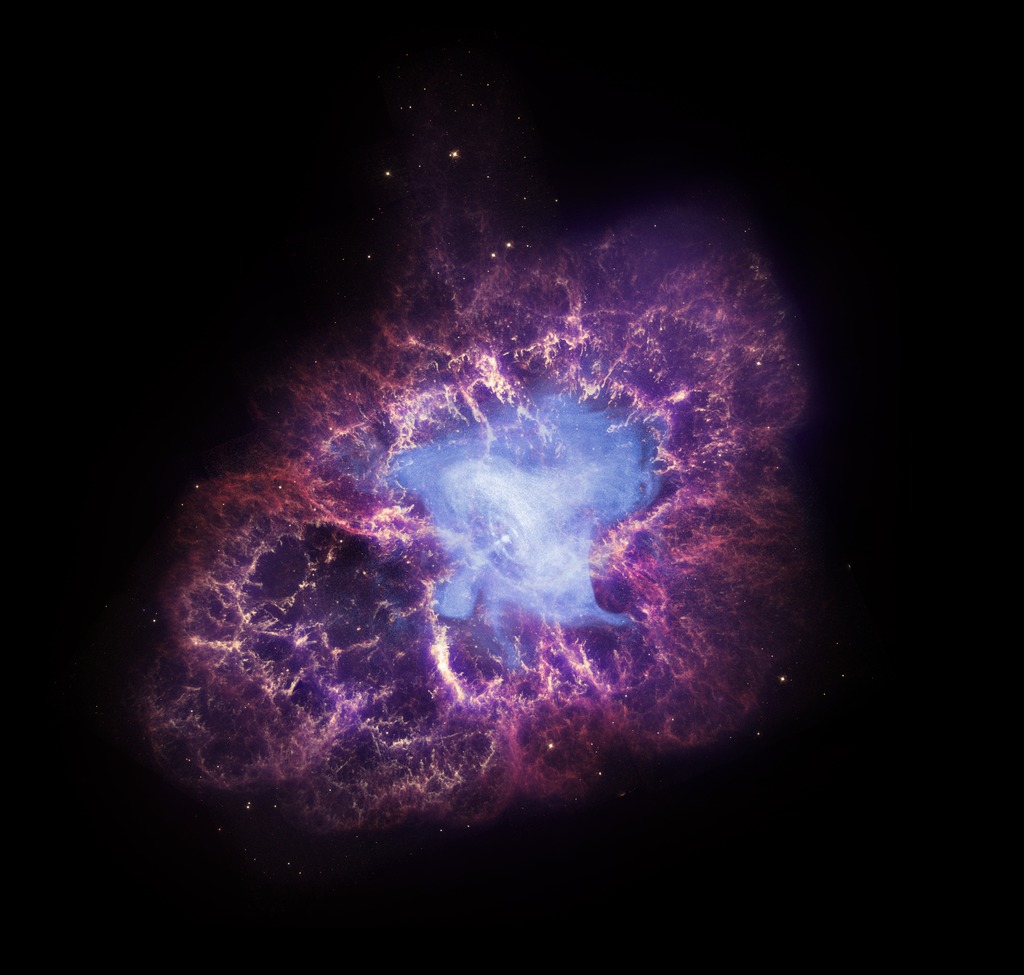 NASA's Great Observatory View of the Crab Nebula