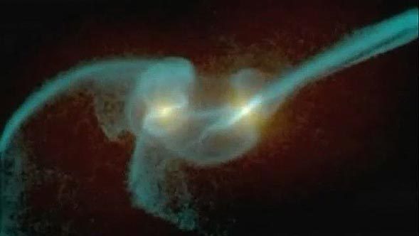 "What happens when galaxies collide?" (Ask an Astronomer)