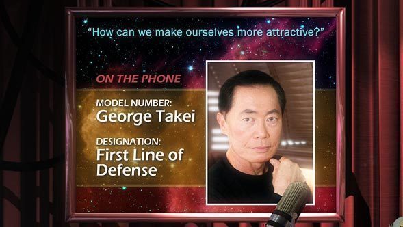 Gravity and the Great Attractor - Robot Astronomy Talk Show (George Takei, Mark Hamill, Ed Wasser))